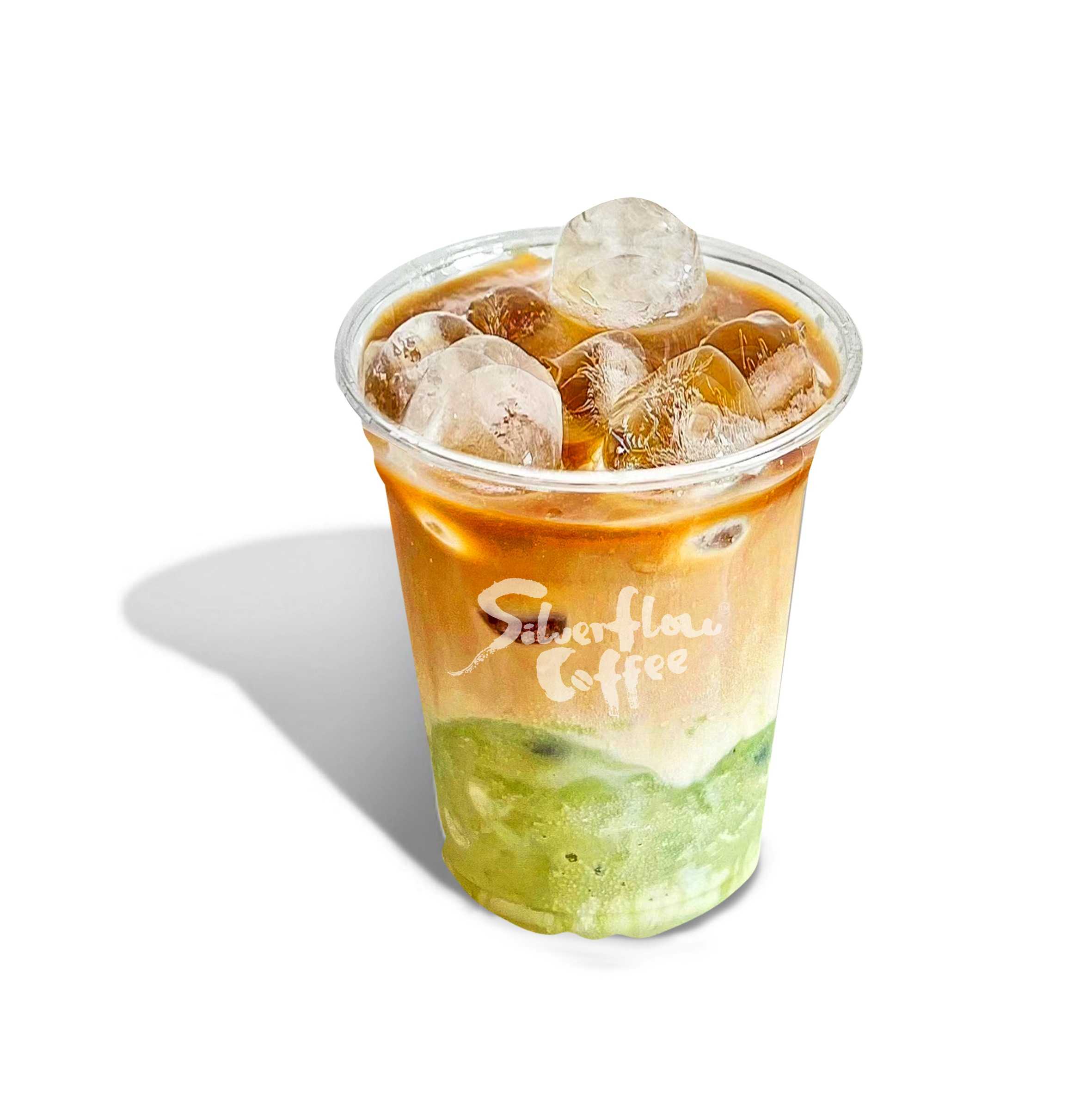 绿豆冰沙拿铁